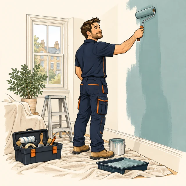 Illustration of decorator work